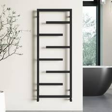 Heated Towel Rails Black Designer Towel Radiator 1270 x 500mm