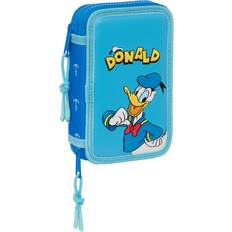 Desktop Organizers Safta Donald Blue Double Pencil Case 28 Piece Set