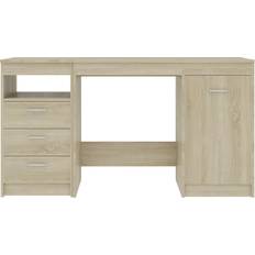 vidaXL 3054783 Sonoma Oak Skrivebord 50x140cm 2stk