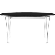 Fritz Hansen Superellipse B620 Black Matt/Bright Spisebord 100x270cm
