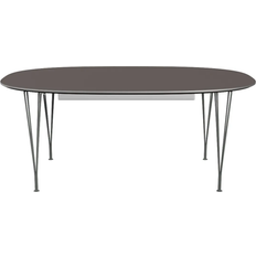 Fritz Hansen Superellipse B620 Grey/Matt Silver Grey Spisebord 100x270cm