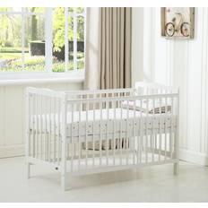 MCC Direct Brooklyn Crib with Water Repellent Mattress White 26x49.2"