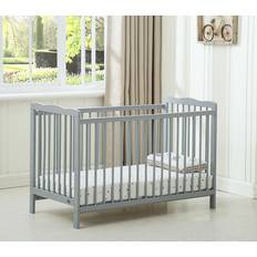 Kid's Room MCC Direct Brooklyn Crib with Water Repellent Mattress Grey 26x49.2"