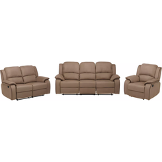 Vente-unique Hernani Taupe Sofa 210cm 3pcs 6 Seater