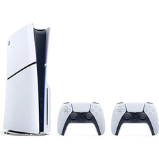 Game Consoles Sony PlayStation 5 Slim Console (PS5) with Extra Dualsense Controller 16GB 1TB - White