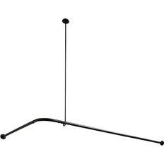Dunelm L Shape Black Shower Curtain Rail