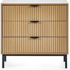 Wood Furniture Latitude Run Audras 3 Beige Chest of Drawer 72x69cm