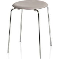 Fritz Hansen Dot Lava Grey Seating Stool 46cm