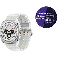 Samsung Wearables på tilbud Samsung Galaxy Watch Ultra LTE 47mm Titanium White