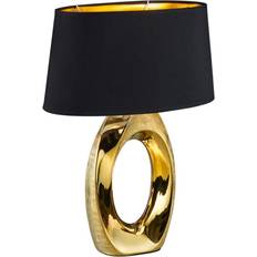 Trio Lighting Taba Black/Gold Table Lamp 52cm