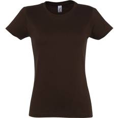 Sol's Imperial Women's Round Neck T-shirt - Chocolate