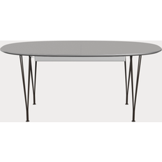 Fritz Hansen Superellipse B620 Grey Efeso Matt/Brown Bronze Spisebord 100x270cm
