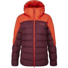 Rab Women's Infinity Alpine Down Jacket - Red Grapefruit/Deep Heather