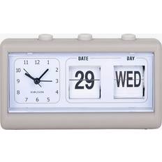 Karlsson Alarm Clock Data Flip Gris