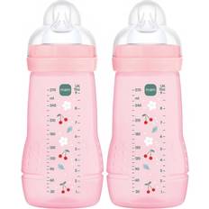 Mam Easy Active Baby Bottle 270ml 2-pack Pink