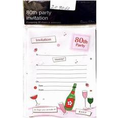 Tarjetas & Invitaciones Invitaciones Para Celebrar 80 Aniversario 20 Paquete 20