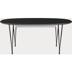 Fritz Hansen Superellipse B620 Black Matt/Brown Bronze Spisebord 100x270cm