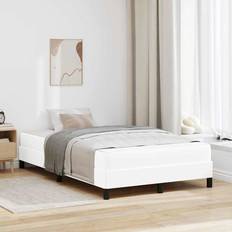 120cm Ramsängar vidaXL Säng Övrigt Ren Vit 120 x 200 cm Konstläder Ramsäng