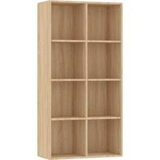 vidaXL Wood Sonoma Oak Bokhylla 130cm