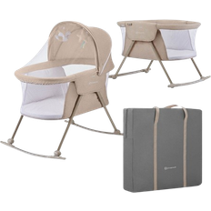 Kinderkraft Lovi Crib Rocker Beige 24x34.6"