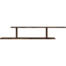 vidaXL Wall Mounted Smoked Oak TV-bänk 125x23cm