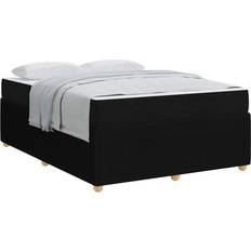 160 cm - Sort Rammesenge vidaXL Sengestel Andet Sort 160 x 200 cm Stof Rammeseng