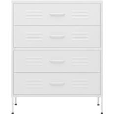 vidaXL 336206 White Kommode 80x101.5cm