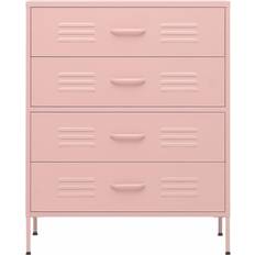 Pink Kommoder vidaXL 336202 Pink Kommode 80x101.5cm