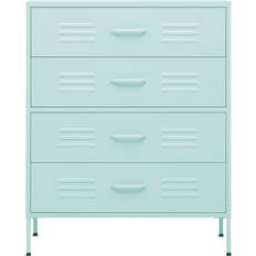 vidaXL 336203 Mint Green Byrå 80x101.5cm