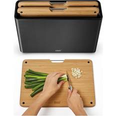Joseph Joseph Chopping Boards Joseph Joseph Folio Steel Bamboo 3-Piece Cutting Set Chopping Board