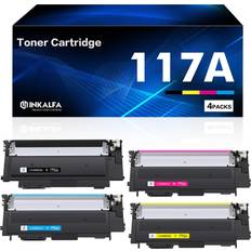 INKALFA 4-Pack 117A Compatible Toner Cartridges Replacement for HP 117A W2070A Color Laser 150nw MFP 179fnw 178nw 150a 178nwg 179fwg 179 178 150 W2071A W2072A