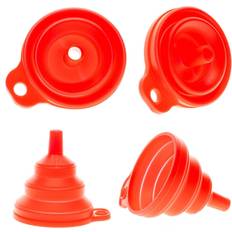 Röda Trattar EinParts Silikon Funnel Flüssigkeiten 6.5 cm Trichter