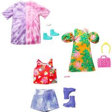 Barbie Fashion Lila Vit Outfit HYV20