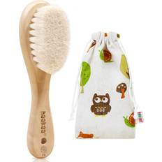 Wooden Baby Hair Brush Natural