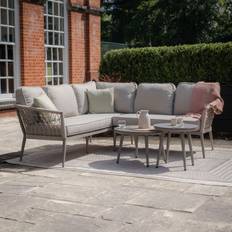 Garden & Outdoor Furniture Monaco Small Corner Sofa Black Outdoor Lounge Set