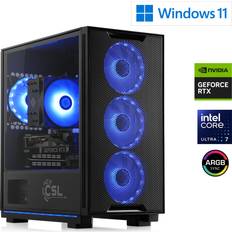 Stationära datorer CSL Gamer-PC M12160H Intel Core Ultra 7 265KF 32 GB RAM 2000 GB SSD