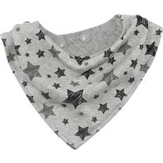 Jersey Bandana Bib Grey Stars