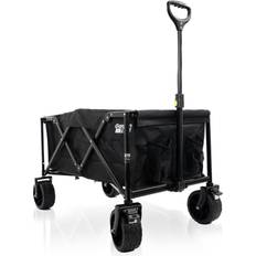Utility Wagons GardenTek Garden Trolley On Wheels 120kg Load 135L Capacity