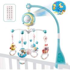 Mobiles LimbO Baby Mobile Cot Crib Light Music