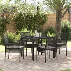Dyna Matgrupper vidaXL 5-Delars För Trädgården Med Kuddar 90 x 90 x 75 cm Matgrupp