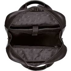 Pine Daypack Leather Laptop Compartment - Black