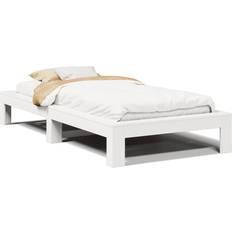 vidaXL Solid Pinewood 90x200cm