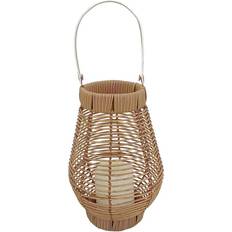 Brown Lanterns Versa LED Rattan Lantern