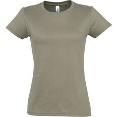 Sol's Women's Imperial Heavy Short Sleeve T-shirt - Khaki