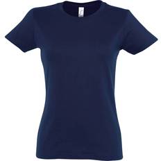Sol's Women's Imperial Heavy Short Sleeve T-shirt - French Navy