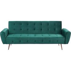 Beliani Selnes Emerald Green Sofa 212cm 3 Seater
