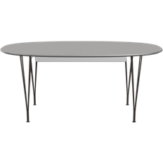 Fritz Hansen Superellipse B620 Grey Efeso/Matt Brown Bronze Spisebord 100x270cm