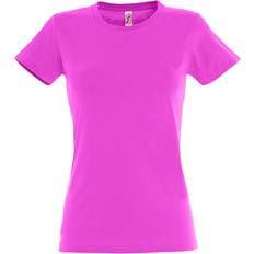 Sol's Women's Imperial Heavy Short Sleeve T-shirt - Candy Pink