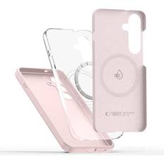 Tech-Protect Apple iPhone 16 Mobilskal Tech-Protect iPhone 16e Magsafe Liquid Silicone Pink Pearl