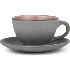 Med underkop Kopper Bitz Grey/Light Pink Tekop 24cl